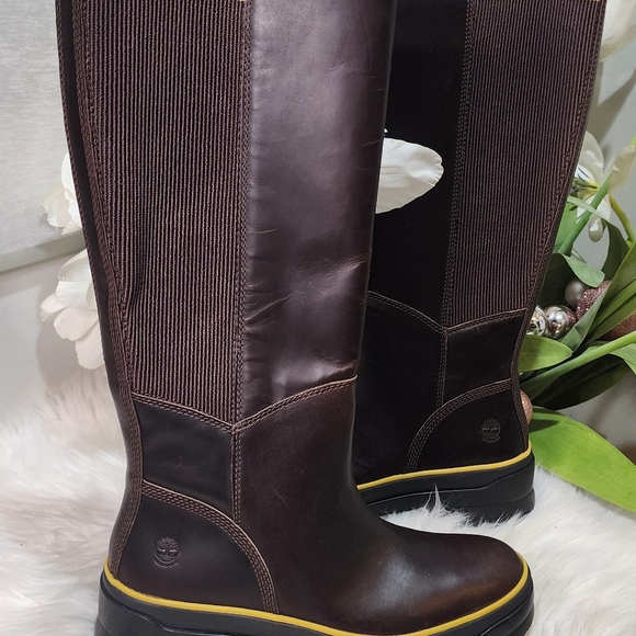 Timberland Women's Malynn Waterproof Tall  Boot A2D86 A6019 MSRP $220 size8 New - Picture 4 of 9